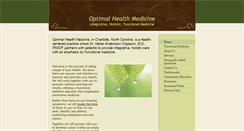 Desktop Screenshot of optimalhealthmed.com